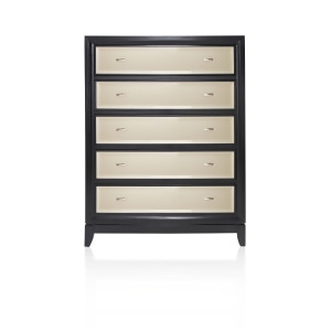Furniture of America Gold Accent Bedroom Chest In Black - All