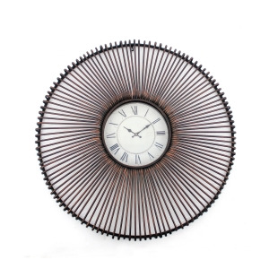 Teton Home Metal Wall Clock Wd-042 Set of 2 - All