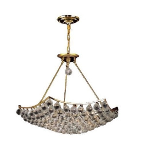 Lighting By Pecaso Taillefer Collection Hanging Fixture D14in H12in Lt 4 Gold Fi - All