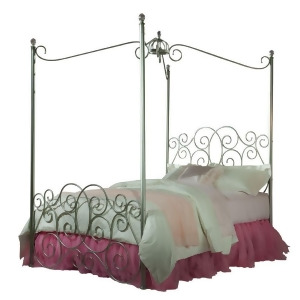 Standard Furniture Princess Canopy Bed in Silver Metal - All