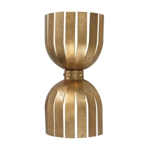 Lazy Susan Gold Leaf Olympia Double Wall Sconce - All