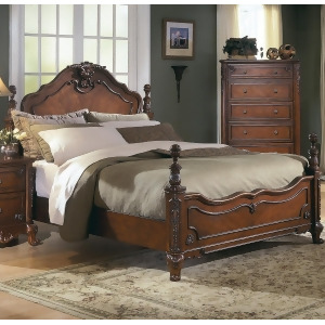 Homelegance Madaleine Panel Bed in Cherry - All