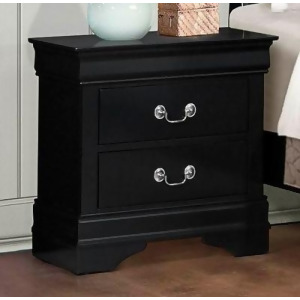 Homelegance Mayville Night Stand In Black - All