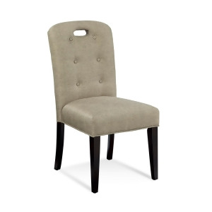 Bassett Bartlett Slotback Parsons Chair in Linen Tweed - All