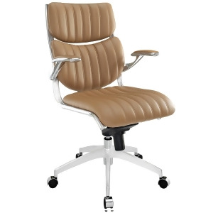 Modway Escape Midback Office Chair in Tan - All