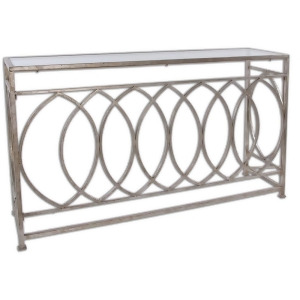 Uttermost Aniya Glass Top Console Table - All