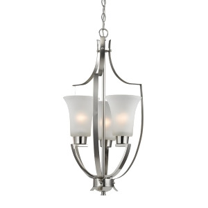Cornerstone Foyer Collection 3 Light Pendant In Brushed Nickel 7703Fy/20 - All