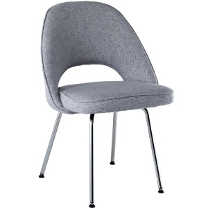 Modway Cordelia Dining Side Chair in Light Gray - All