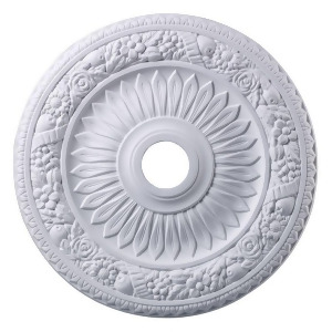 Elk Lighting M1006wh Floral Wreath Medallion 24 Inch in White Finish - All