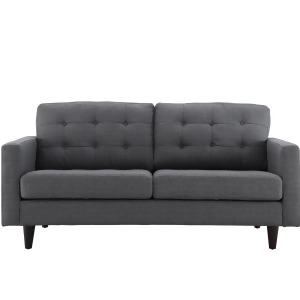 Modway Empress Loveseat In Gray - All
