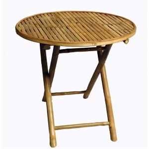 Bamboo54 Folding round table - All