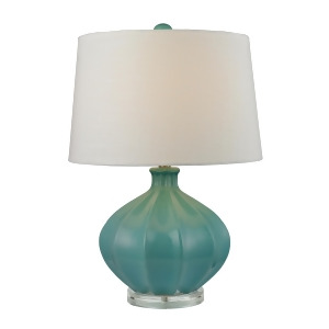 Dimond Lighting 24 Organic Ceramic Table Lamp In Seafoam Glaze - All