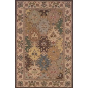 Linon Soumak Rug In Brown And Ivory 1'10 X 2'10 - All