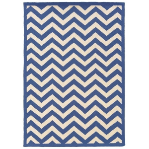 Linon Silhouette Rug In Navy And White 1'10 x 2'10 - All