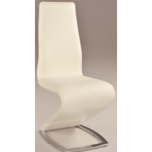 Chintaly Tara Style Side Chair In White Set of 2 - All