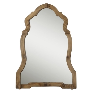 Uttermost Agustin Arched Wall Mirror in Walnut Stained - All