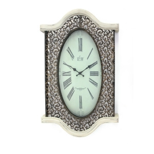 Teton Home Metal And Wood Wall Clock Wd-032 Set of 2 - All