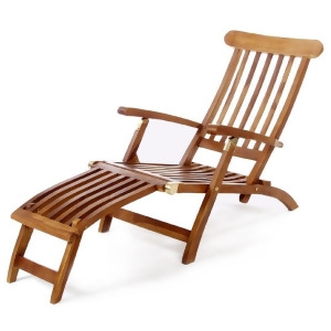 All Things Cedar Java Teak Five Position Steamer Chair - All