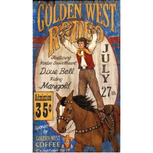 Red Horse Golden West Sign - All