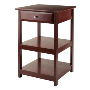 Winsome Wood Delta Printer Table In Walnut - All