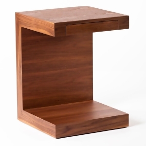 Moes Home Zio Side Table in Walnut - All
