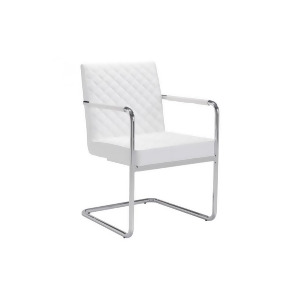 Zuo Quilt Dining Chair White Set of 2 - All