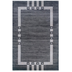 Linon Milan Rug In Black And Ivory 1.10 x 2.10 - All
