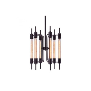 Zuo Gisborne Ceiling Lamp Distressed Black - All