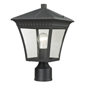 Cornerstone Ridgewood 8411Ep/65 Post Lantern Medium in Matte Texetured Black - All