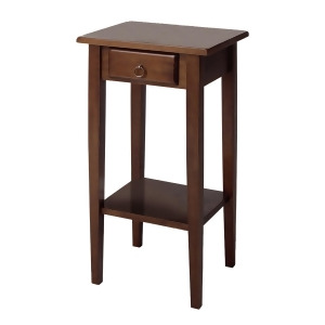 Winsome Wood Regalia Accent Table w/ Drawer Shelf - All