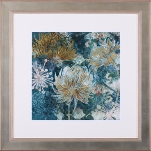 Art Effects Navy Chrysanthemums Ii - All