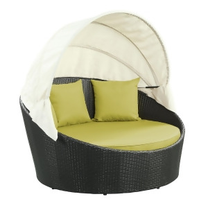 Modway Siesta Canopy Daybed in Espresso Peridot - All
