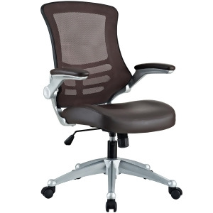 Modway Attainment Office Chair in Brown - All