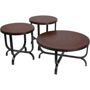 Flash Furniture Signature Design By Ashley Ferlin 3 Piece Occasional Table Set - All
