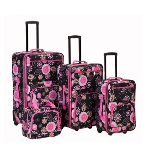Rockland Pucci 4 Piece Luggage Set - All