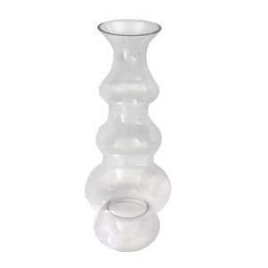 Entrada En80354 Clear Glass Vase H 26 X 11 In Set of 2 - All