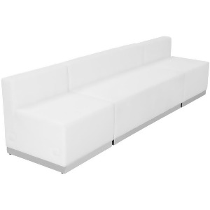 Flash Furniture Zb-803-680-set-wh-gg Hercules Alon Series White Leather Receptio - All