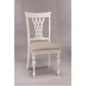 Hillsdale Embassy Dining Chair Set of 2 White - All