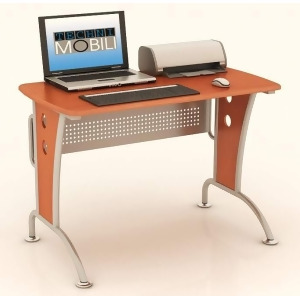 Techni Mobili Computer Desk w/ Cpu Caddy in Dark Honey - All