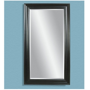 Bassett Transitions Kingston Rectangular Leaner Mirror in Ebony - All