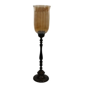 Entrada En140162 Hurricane Candle Holder With Luster Set of 2 - All