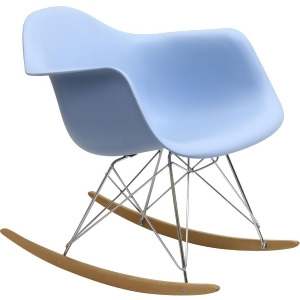 Modway Rocker Lounge Chair in Blue - All