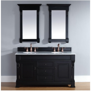 James Martin Brookfield 60 Single Vanity And Mirror Set In Burnished Mahogany - All