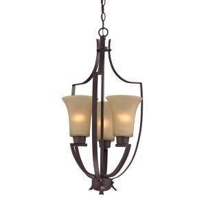Cornerstone Foyer Collection 3 Light Pendant In Oil Rubbed Bronze 7703Fy/10 - All