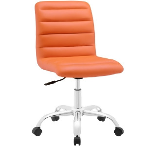Modway Ripple Mid Back Office Chair In Orange - All