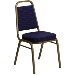 Flash Furniture Hercules Series Trapezoidal Back Stacking Banquet Chair w/ Navy - All