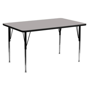 Flash Furniture 24 x 60 Rectangular Activity Table w/ 1.25 Inch Thick High Press - All