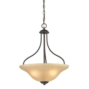 Cornerstone Conway 1203Pl/10 3 Light Large Pendant in Oil Rubbed Bronze - All