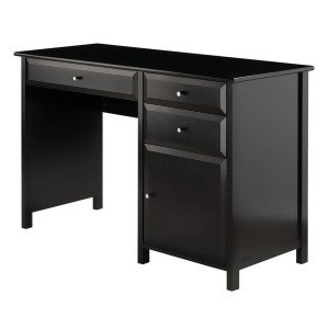 Winsome Wood Delta Office Writing Desk In Black - All