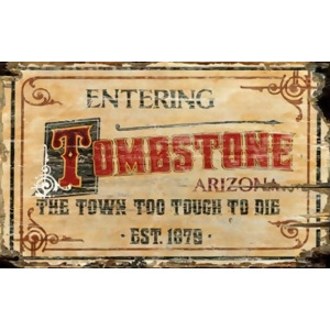 Red Horse Tombstone Sign - All